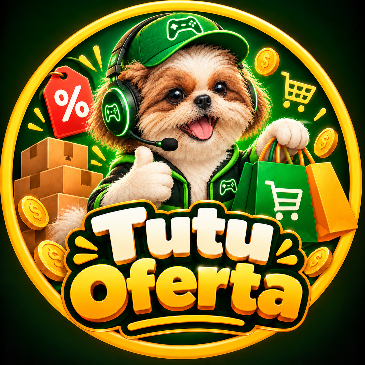 Mascote Gamer Tutu Oferta